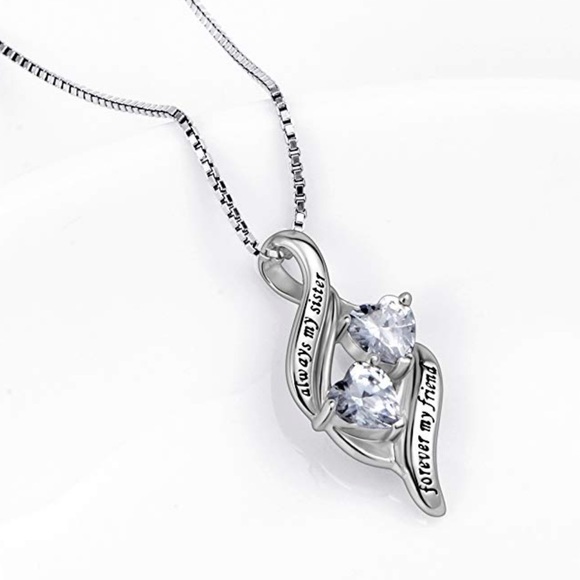 Jewelry - Sterling Silver “Always My Sister” Necklace 925